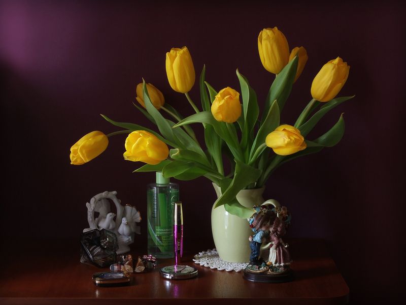 Жёлтые тюльпаныphoto preview