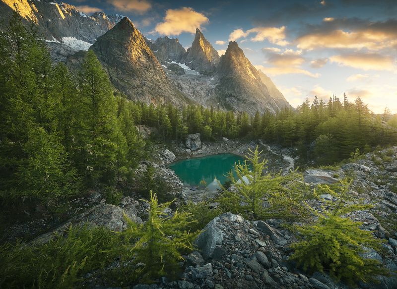 #landscape #mountains #alps #italy #sunset #sunrise #france Emerald Treasurephoto preview