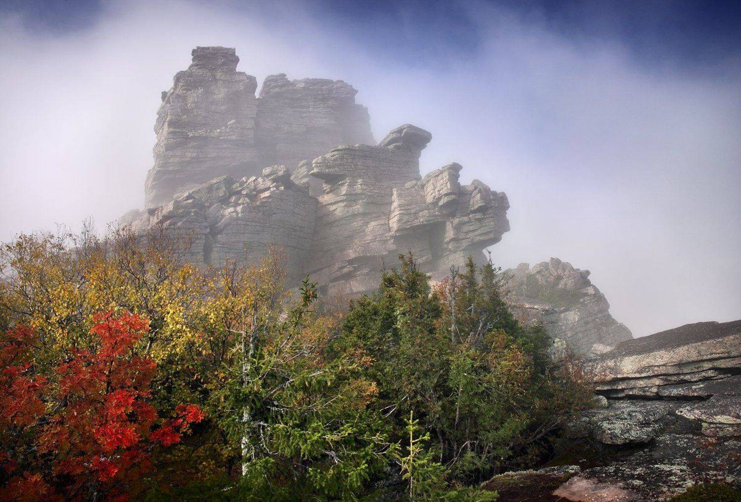 урал, осень, колчимский камень, Сергей Макурин