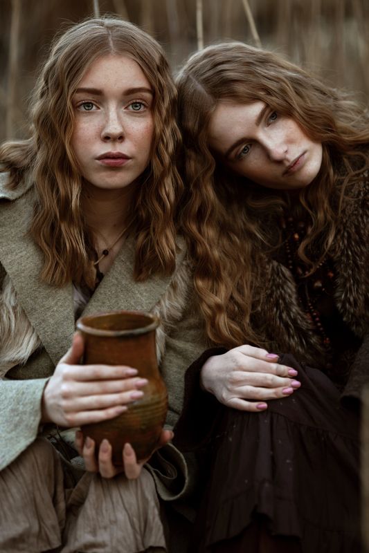 Sisters, Eyes, Milk, Village, Women Sistersphoto preview