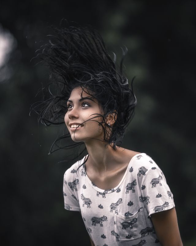 движение, портрет, женский Счастьеphoto preview