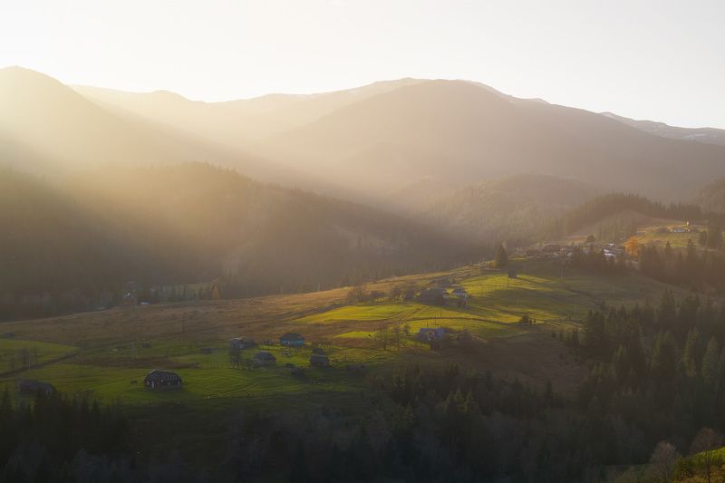 #landscape #nature #scenery #forest #wood #autumn #mist #misty #fog #foggy #river #waterfall #longexposure #mountain #vitosha #bulgari #aтуман #лес #oсень село Дзембро́ня - Верховинського району Івано-Франківської області. Украіна.photo preview