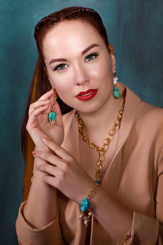 Fashion, jewelry  Turquoise photo preview