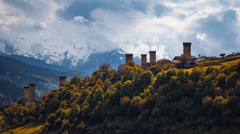 svaneti, landscape, mountain, castles, castle, outdoor, photography, love, photographer Svanetian Castlesphoto preview