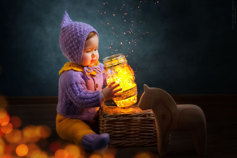 дети сказка волшебство портрет детские малыши Волшебная пыльphoto preview