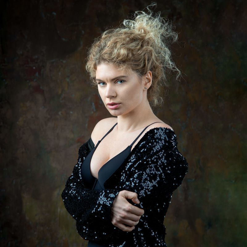 студийный портрет, красивая девушка, женский портрет, концептуальное, будуар Анастасияphoto preview