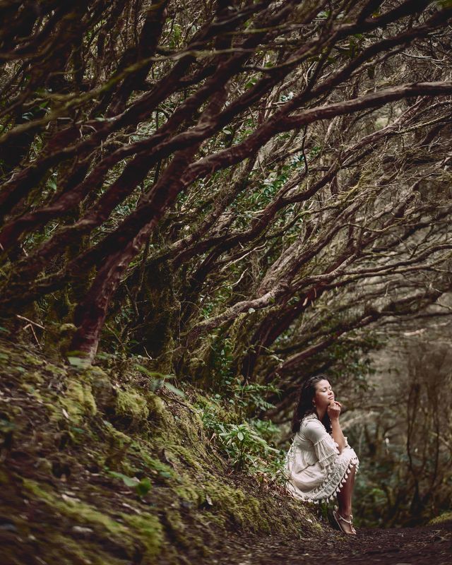 портрет, portrait, people, eyes, girl, lady, жанр, mood, soul, девушка, nature, film, фотография, mountains, photo, island, beach Forest fairyphoto preview