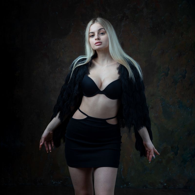 студийный портрет, красивая девушка, женский портрет, концептуальное, будуар Настяphoto preview