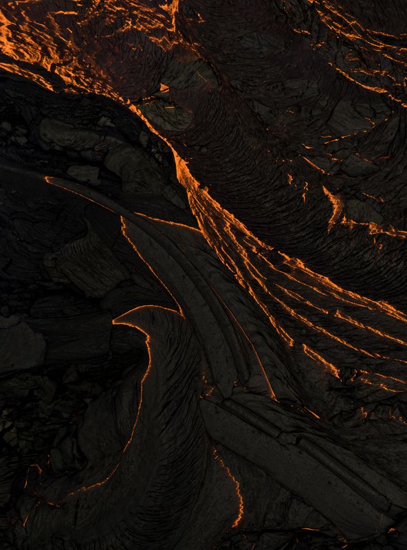 aэрофотосъёмка,iceland,aбстракция,вулкан,извержение,лава ..not Malevich and not a square..photo preview