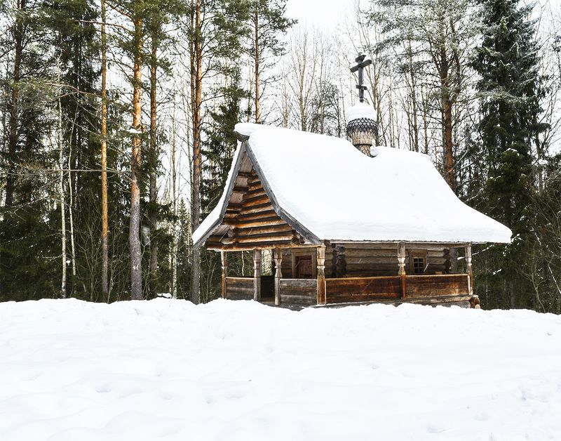 В В музее деревянного зодчества \