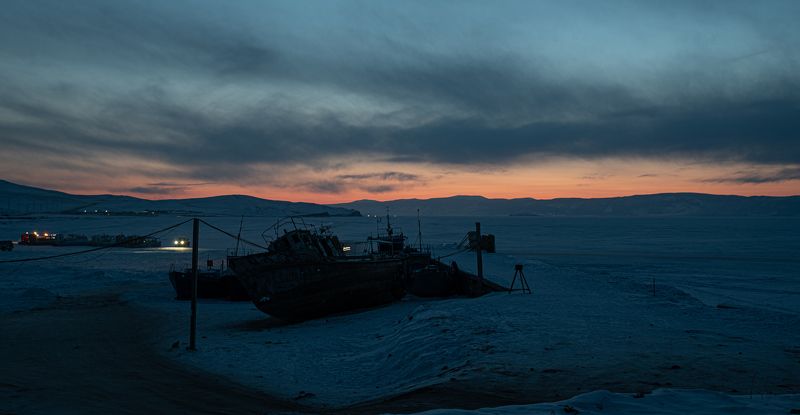 природа, пейзаж на закатеphoto preview