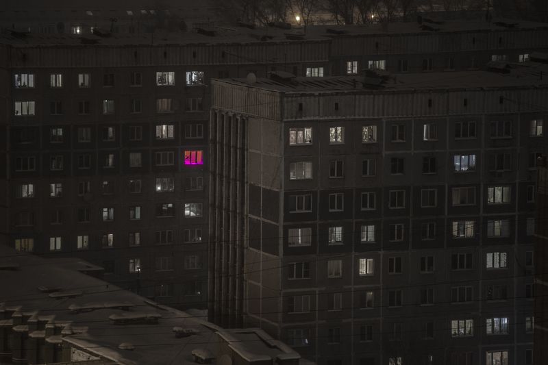 ночь город  Пиксели photo preview