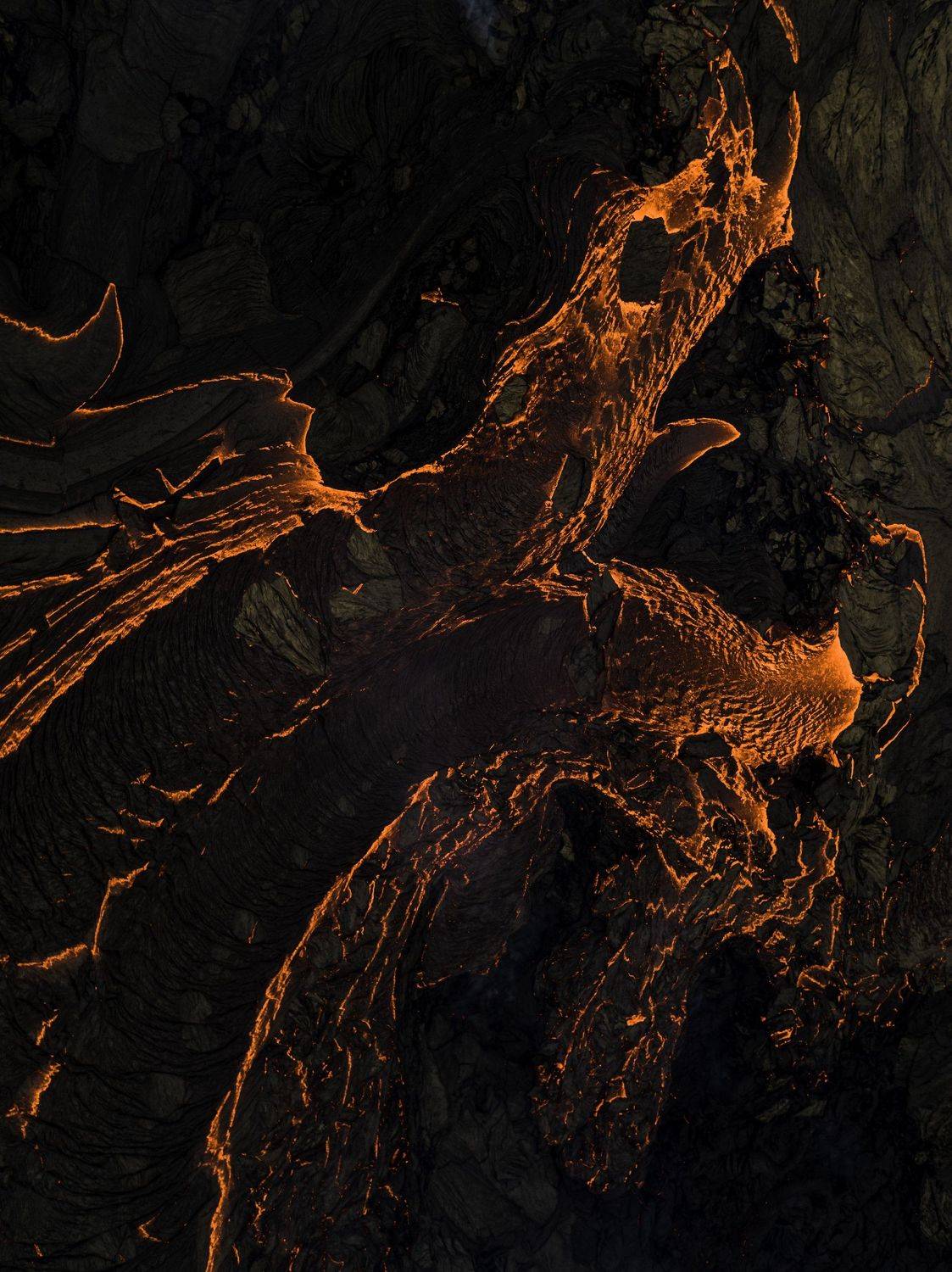 аэрофотосъёмка,iceland,абстракция,вулкан,лава,извержение, Ruslan Stepanov