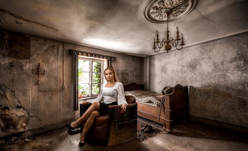 студийный портрет, красивая девушка, женский портрет Настяphoto preview