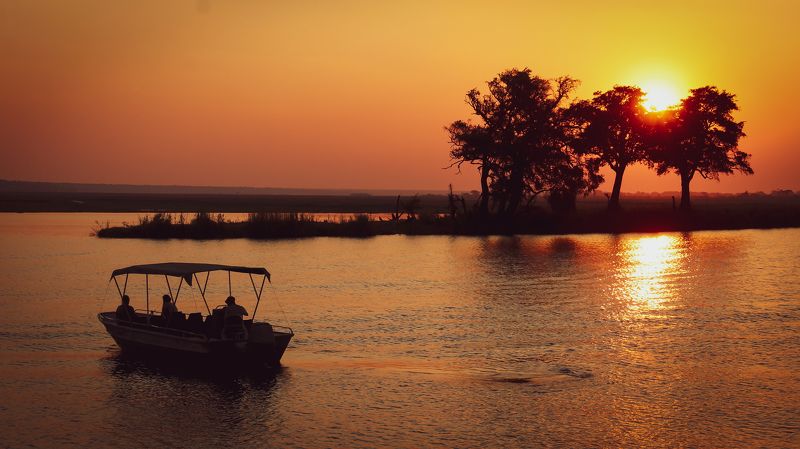 африка, зимбабве, замбия, ботсвана, рыбалка, замбези, река, животные, wildife, wildife photograpy, africa, safari, nikon, nikon russia, fishing Африканский закат. фото превью