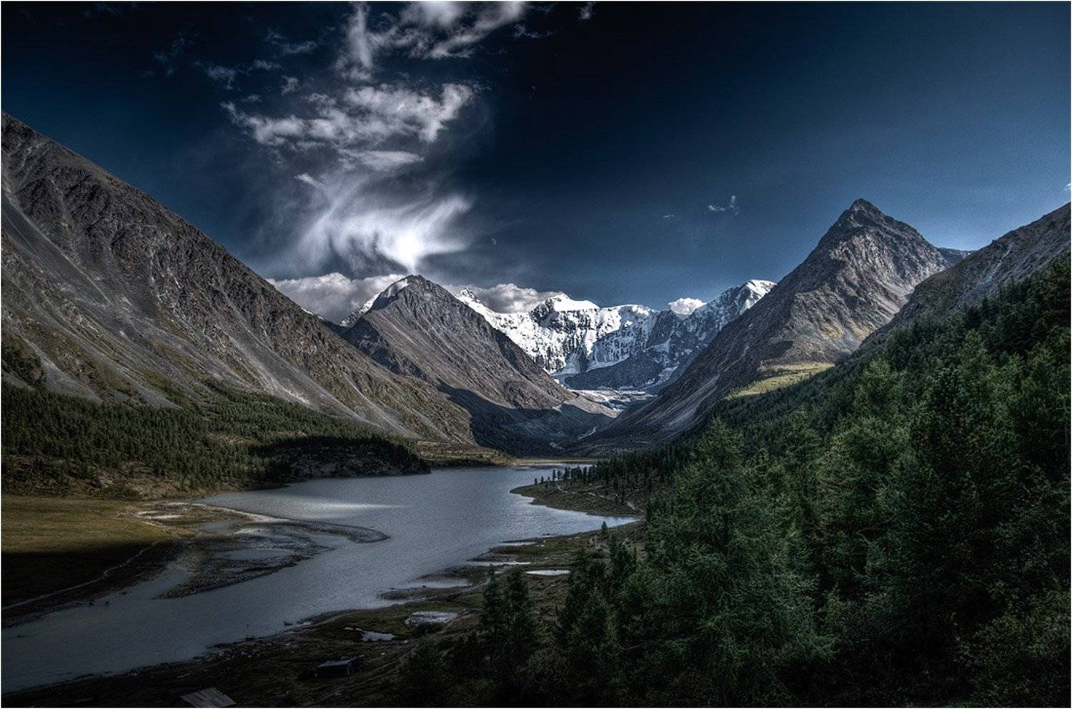 алтай, горы, озеро, Евгений Сухарев