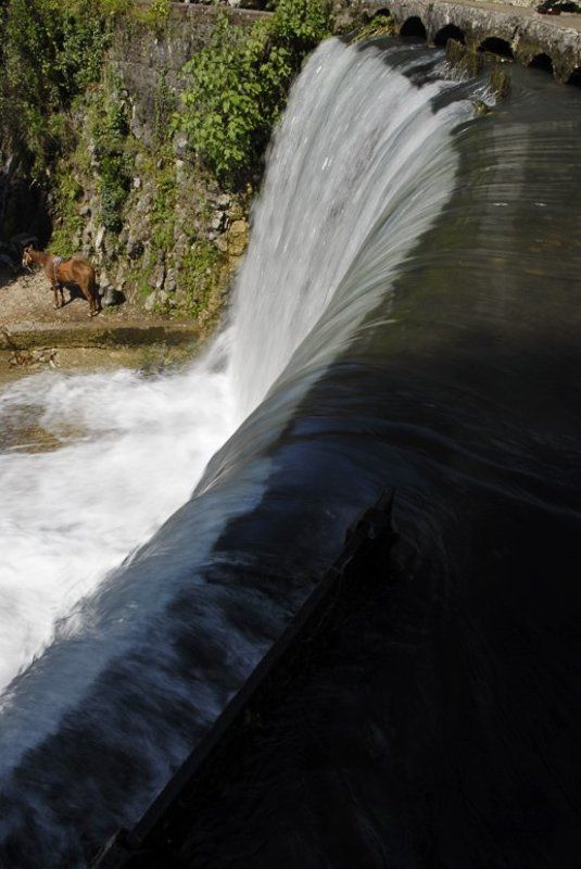 абхазия, страна души Отдых у водопада.photo preview