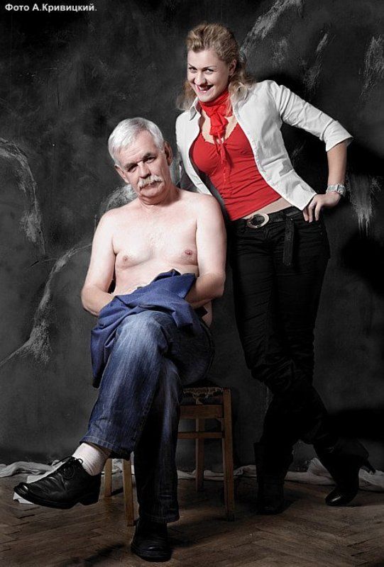 кривицкий, ню, эротика Сергей Козлов и Актриса Маша. фото превью