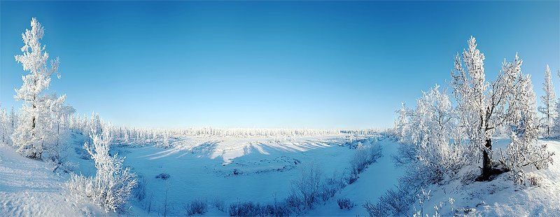 зима, природа, пейзаж, панорама Мороз и солнце.....photo preview