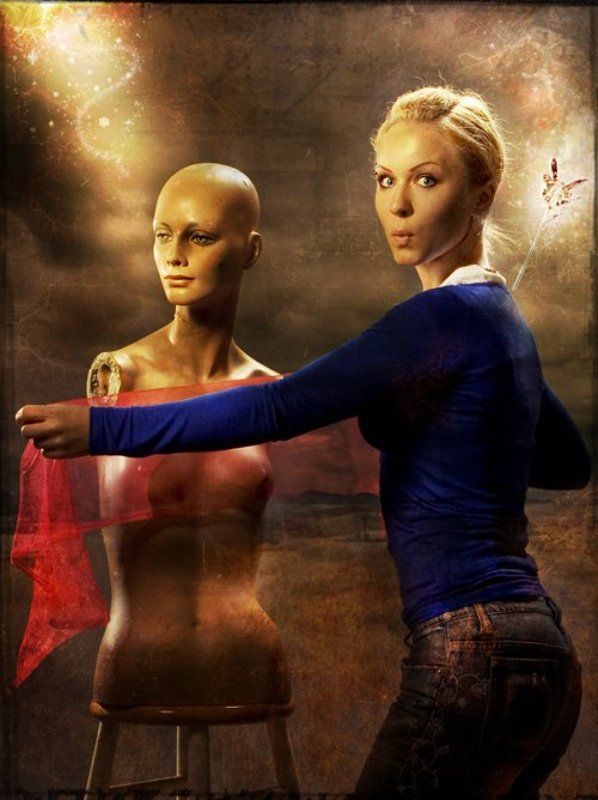 magic, magic stick, fairy, studio, flash, model, photography ~ Some Studio Magic ~photo preview