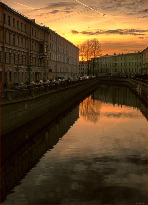 петербург Питерский закат фото превью