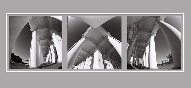 6х6,фотоплёнка,негатив, ч\\б Архитектурные искаженияphoto preview