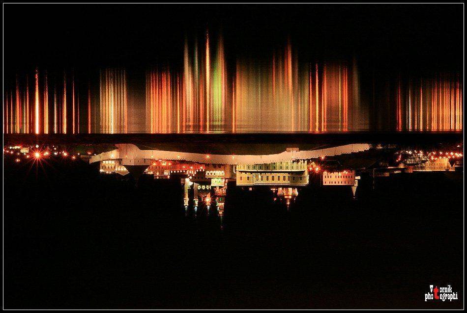 город,огни,отражене, VTORNIK Эдуард Николаев