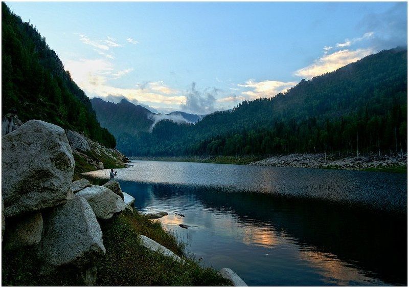 кантегир, саяны, чипслет на зорьке.. фото превью