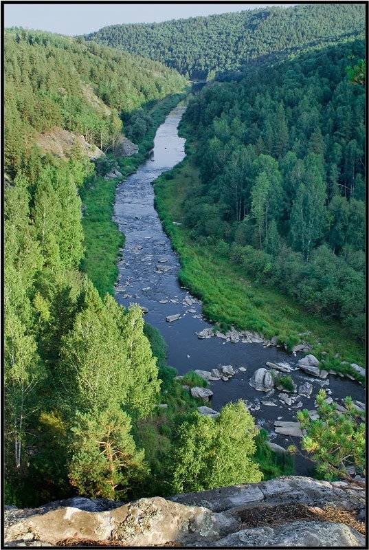 Сакмара лента. Автор: Качурин Алексей пейзаж,лето,зелень,река, Качурин Алексей