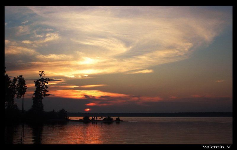 северный закат....photo preview