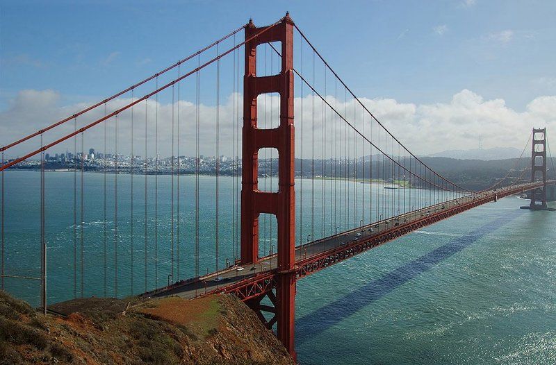 мост, золотые ворота, залив, сан-франциско, калифорния photo preview