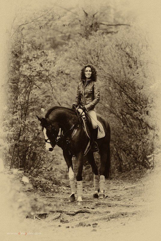 девушка,природа,стилизация,лошадь \