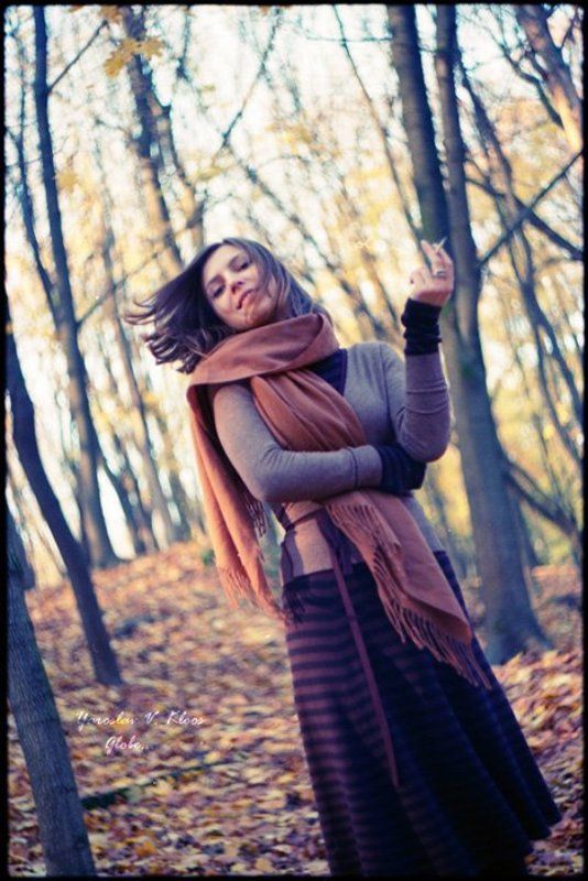 девушка, сигарета, разговор, прогулка Варвары...photo preview