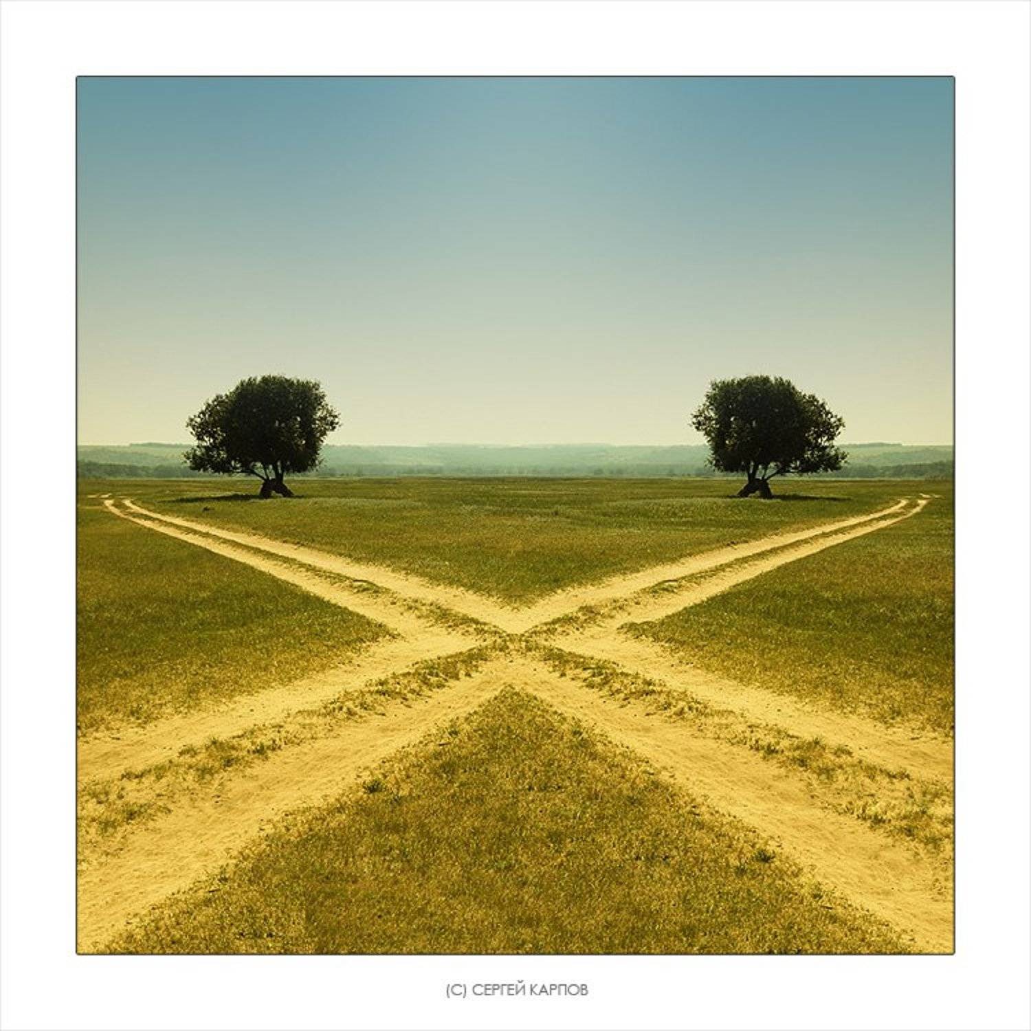пейзаж, перекресток, Сергей Карпов