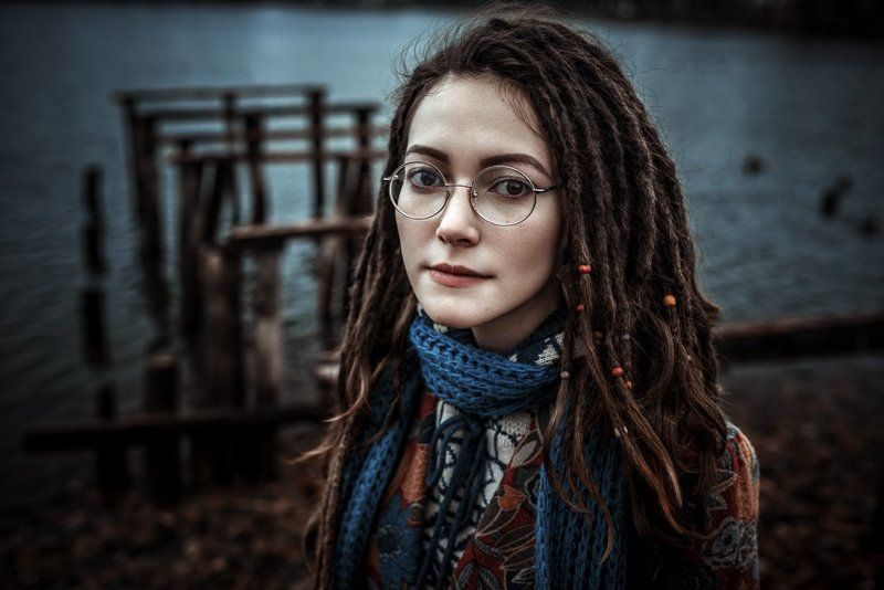 Color, eyes, girl, hair, locatio photo preview