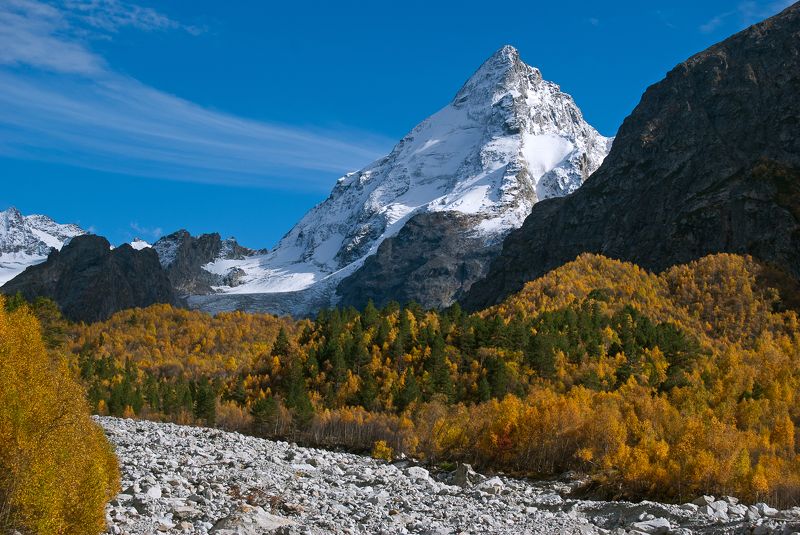 приэльбрусье, горы, эльбрус, осень, адылсу Осень в ущелье Адылсуphoto preview
