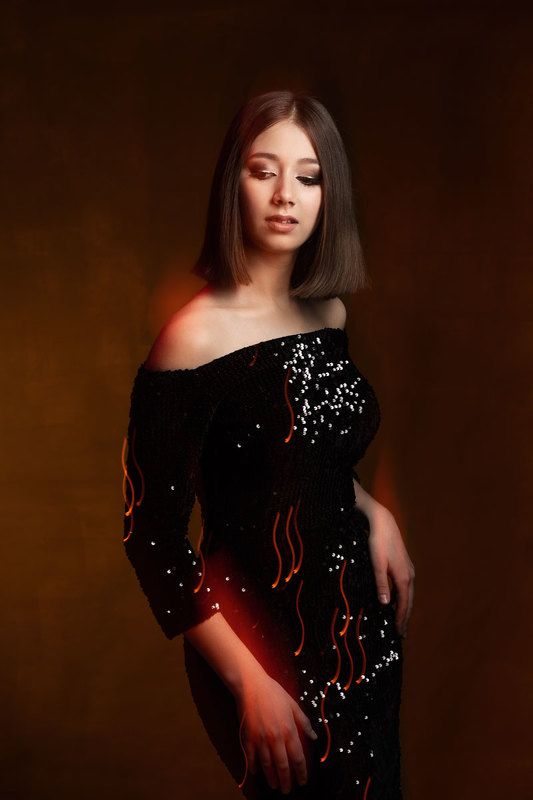 портрет, цветные фильтры, фешн, гламур, красивая девушка ***photo preview