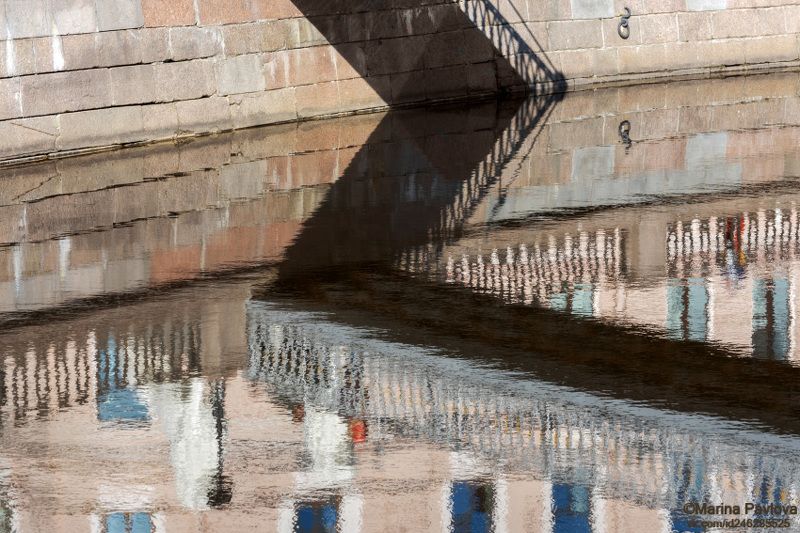 город, петербург, набережная канала грибоедова, отражения на воде, абстракция, акваабстракция, акваграфика, петербургские акварели, nikon Геометрия жизни - зигзаг удачи и неудачи.Акваабстракцияphoto preview