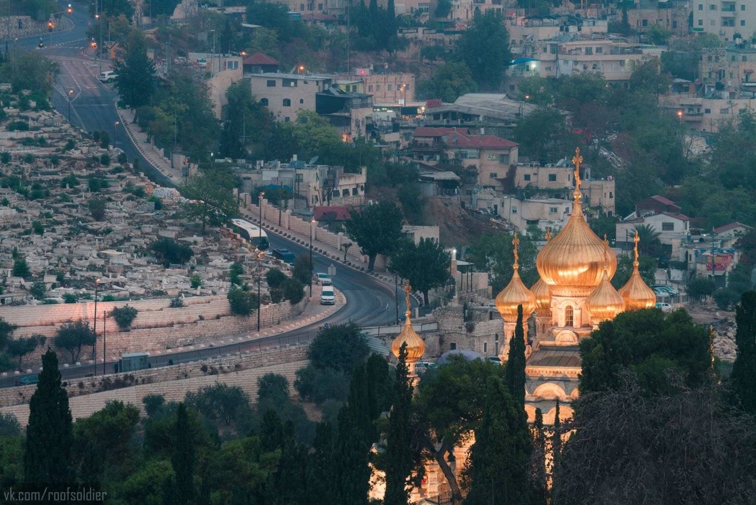 Church of Mary Magdalene, Jerusalem. Автор: Голубев Алексей Иерусалим, Израиль, Палестина, Старый Город, Архитектура, религия, храм, церковь, закат, рассвет, город, пейзаж, открытка, крыша, architecture, urban, sunset, sunrise, religion, church, cathedral, old city, jerusalem, israel, palestine, orthodox, Голубев Алексей