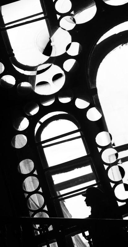 силуэт,чб,девушка,арт KALEIDOSCOPEphoto preview