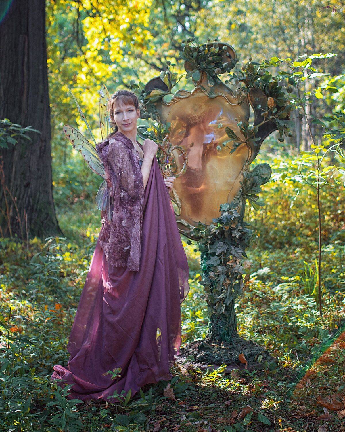 парк, портрет, арт, фея, зубная фея, девушка, сказка, декорации, цветы, крылья, волшебство, Янина Ермакова
