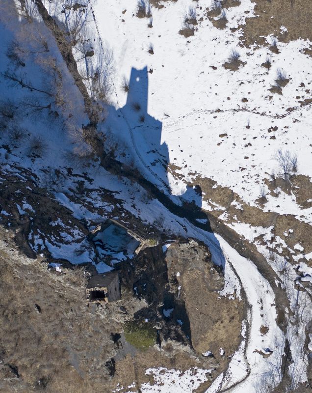 Россия, Кавказ, Ингушетия, Вовнушки, башня, аэро, aerial, #rtgtv Стражник фото превью