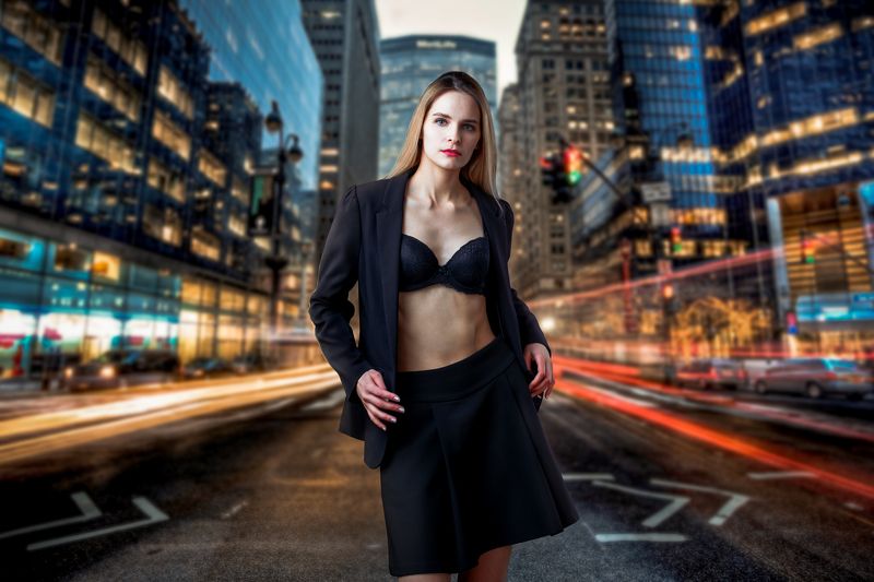 стрит, красивая девушка, женский портрет, концептуальное Еленаphoto preview