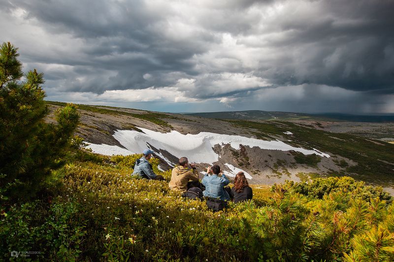 якутия, саха, дальний восток, сибирь, тайга, лес, снег, лето, зелень, перевал, sakha, yakutia, far east, siberia, taiga, forest, landscape, snow  На перевалеphoto preview