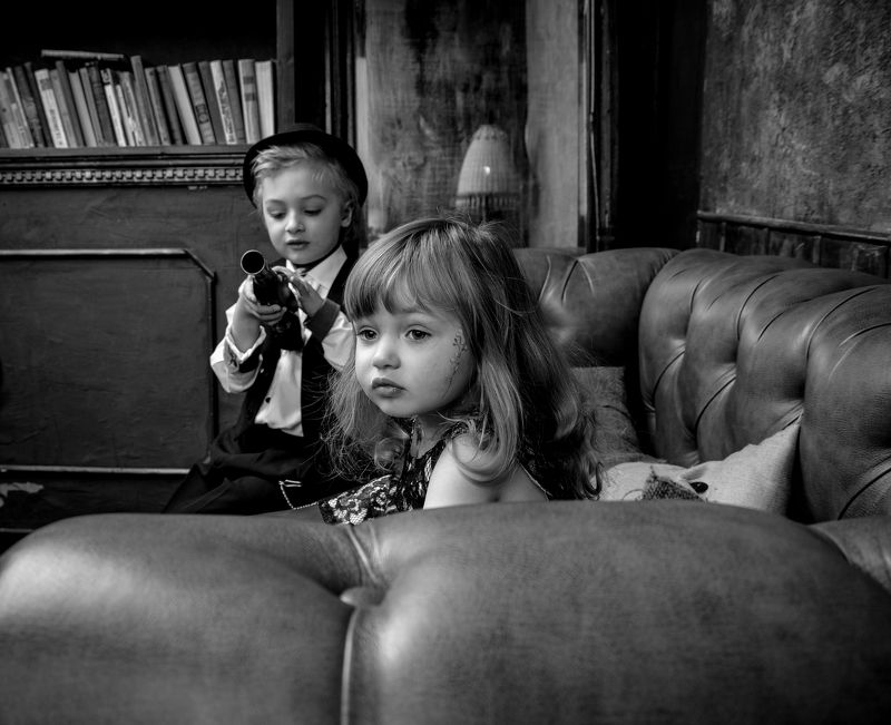 студийный портрет, детский портрет Эрикаphoto preview