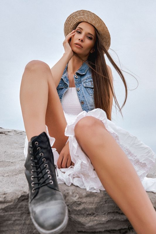 портрет, девушка, озеро, вода,  ню NIKAphoto preview