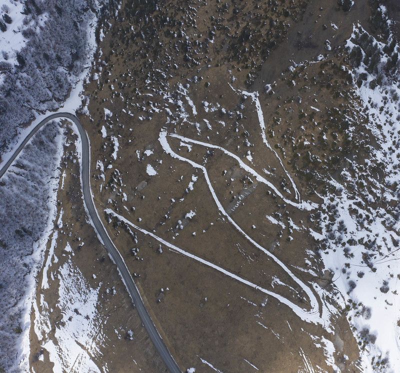 Россия, Кавказ, Ингушетия, Цей-Лоам, аэро, aerial, #rtgtv Куда ведет эта дорога? фото превью