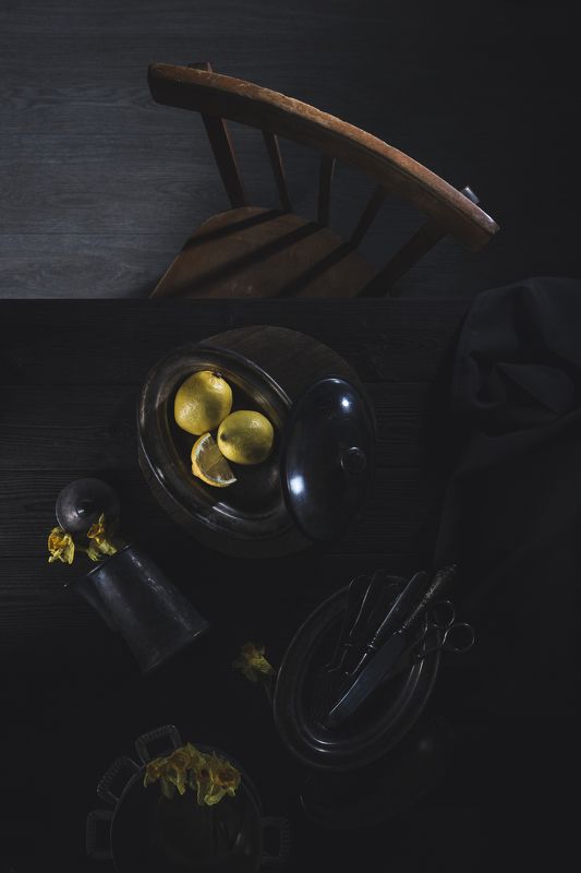 lime, mood, dark, food, flatlay, лимоны, еда, натюрморт Lime moodphoto preview