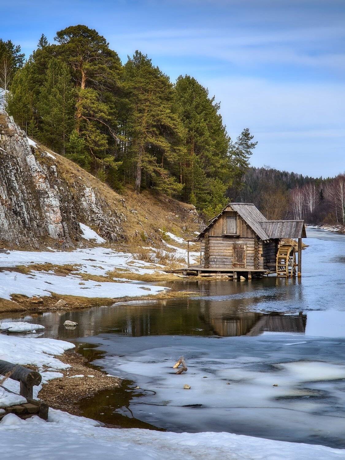 Весна на Чусовой. Автор: Сергей Межин , Сергей Межин