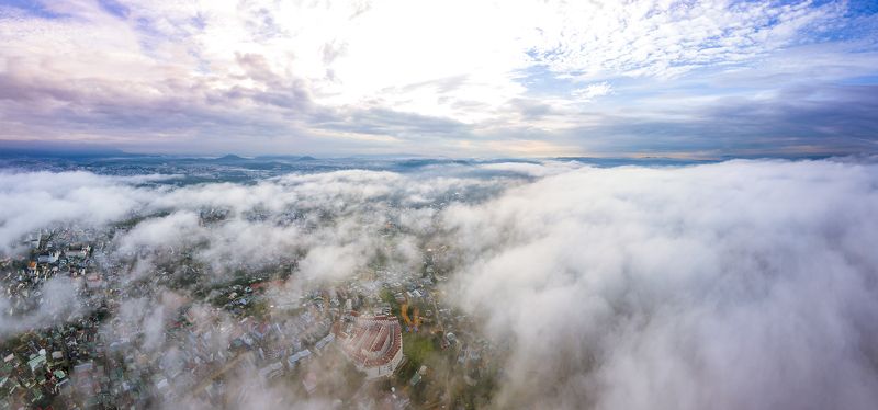 Fog, Cityscape Da Lat 2020photo preview